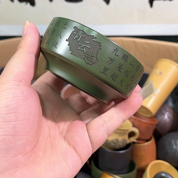 茶杯紫砂全手工紫砂主人杯