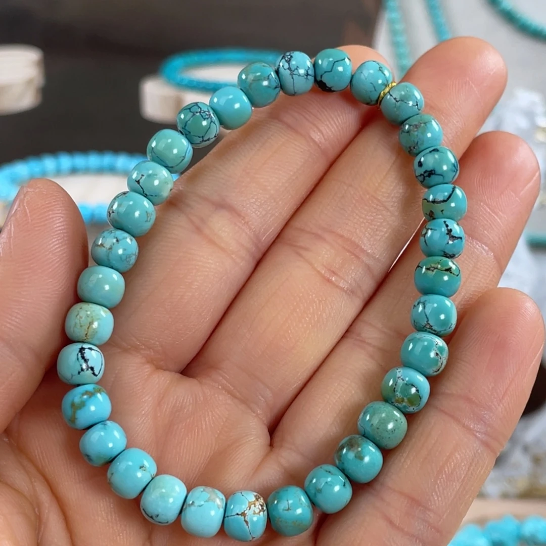 绿松石未镶嵌套链6.6mm