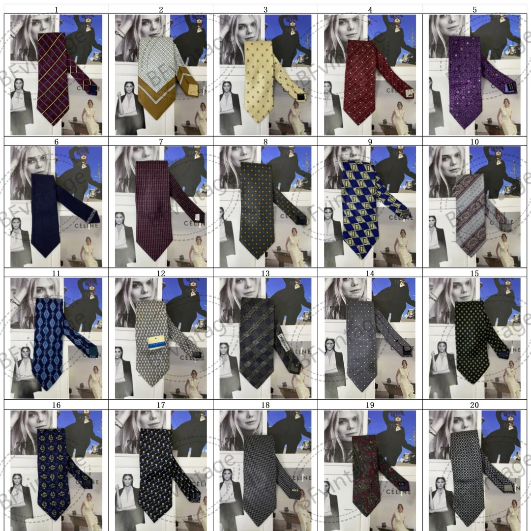 古着Vintege领带盲盒2条随机发货（风格可选）