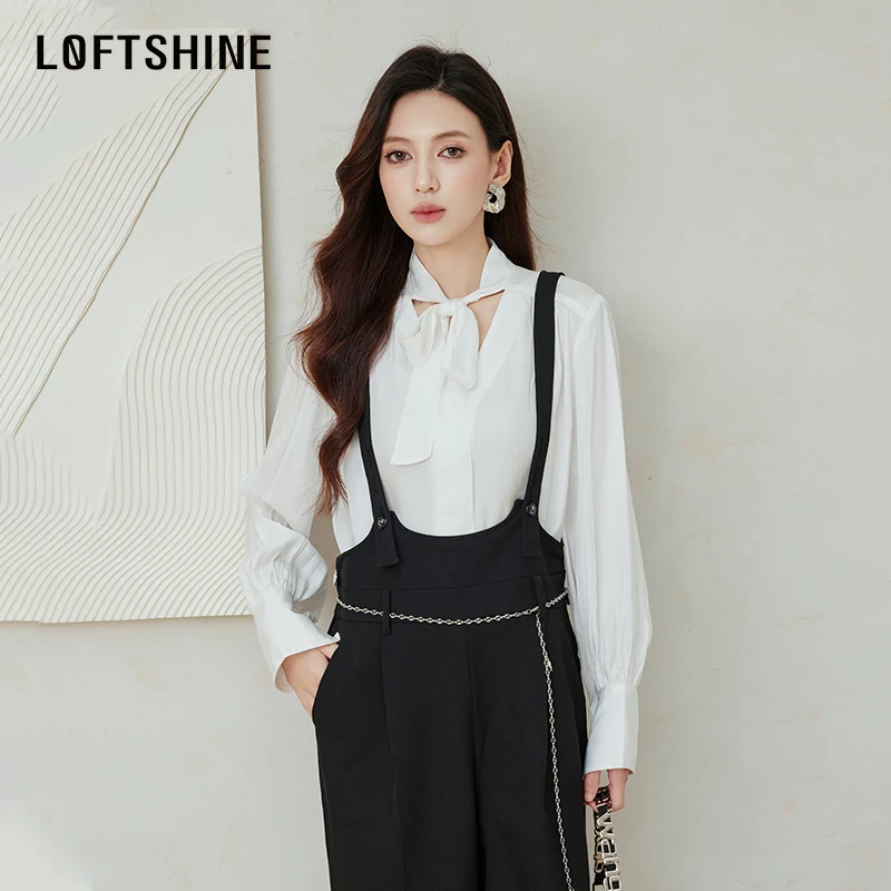 【黄蓉推荐】LOFTSHINE珞色衬衫轻奢时髦精致衬衣24310125