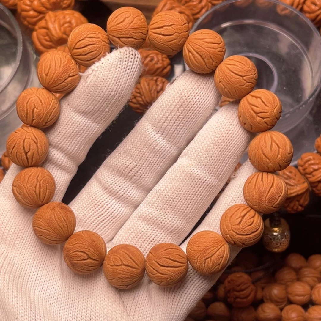 手串桃核地球仪1.3