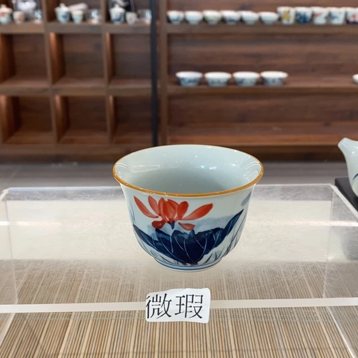 釉下老陶泥手工绘制