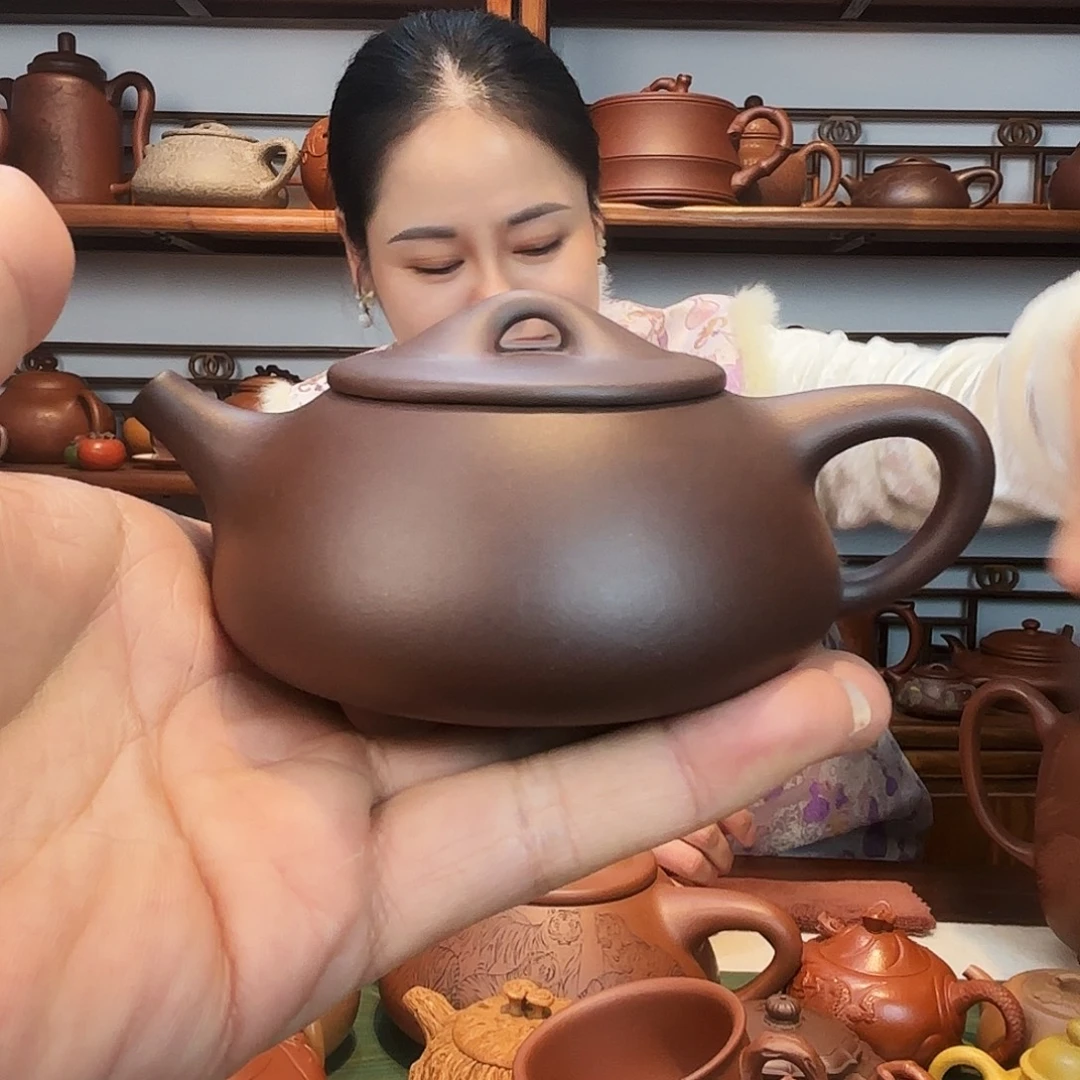 紫砂茶杯紫砂石瓢