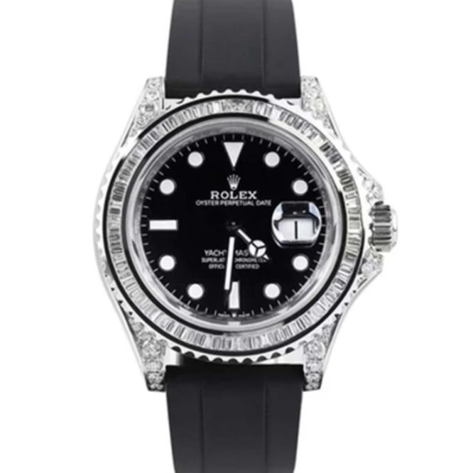 99新 Rolex/劳力士 老佛爷/劳力士16570后盘后钻/自动/单表