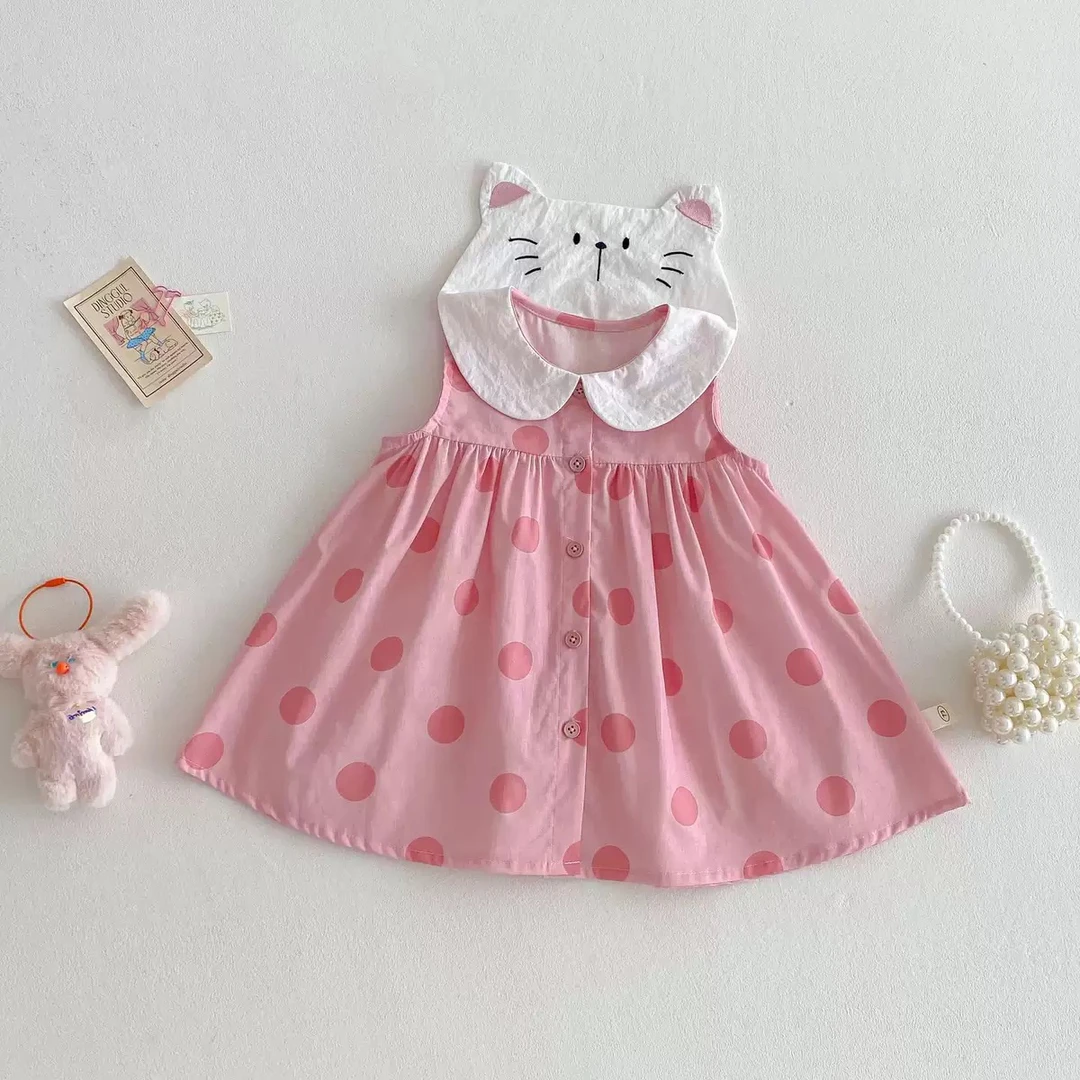 c002猫咪波点裙特价