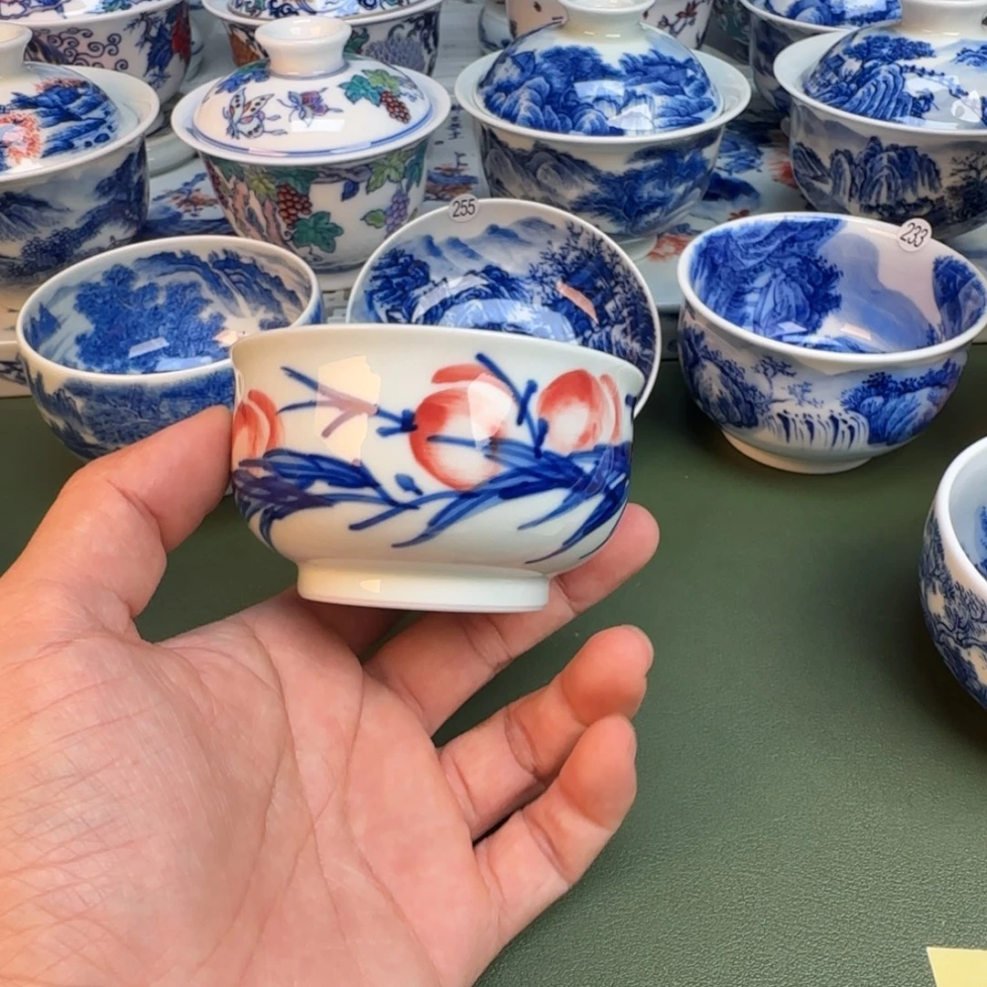 陶纯手工纯手绘茶具271