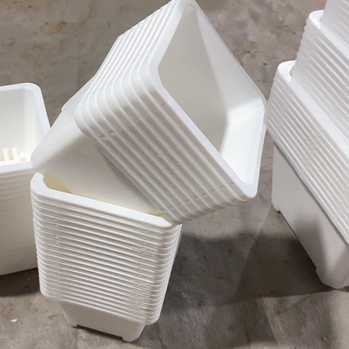 100白方盆9公分高7公分30个