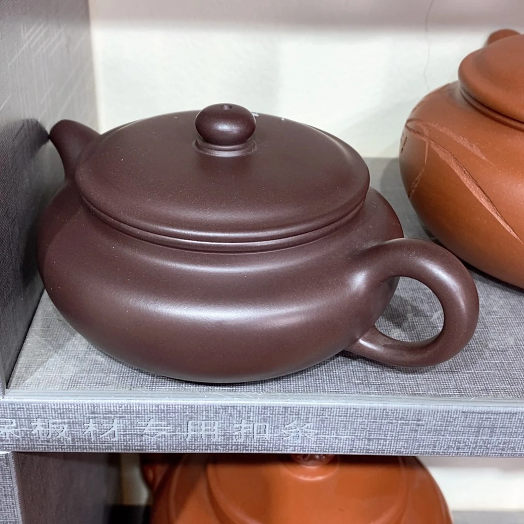 紫砂茶壶老***三原矿手工255