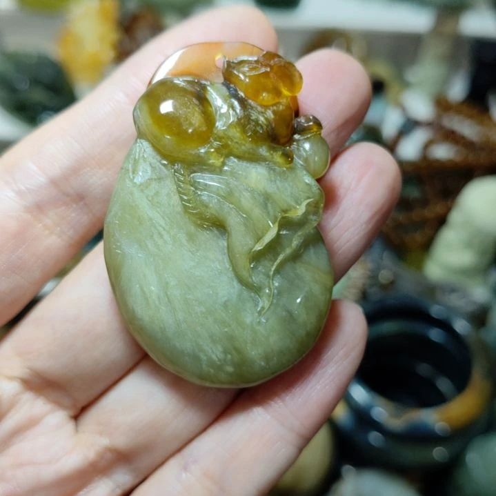 未镶嵌岫玉挂坠款式