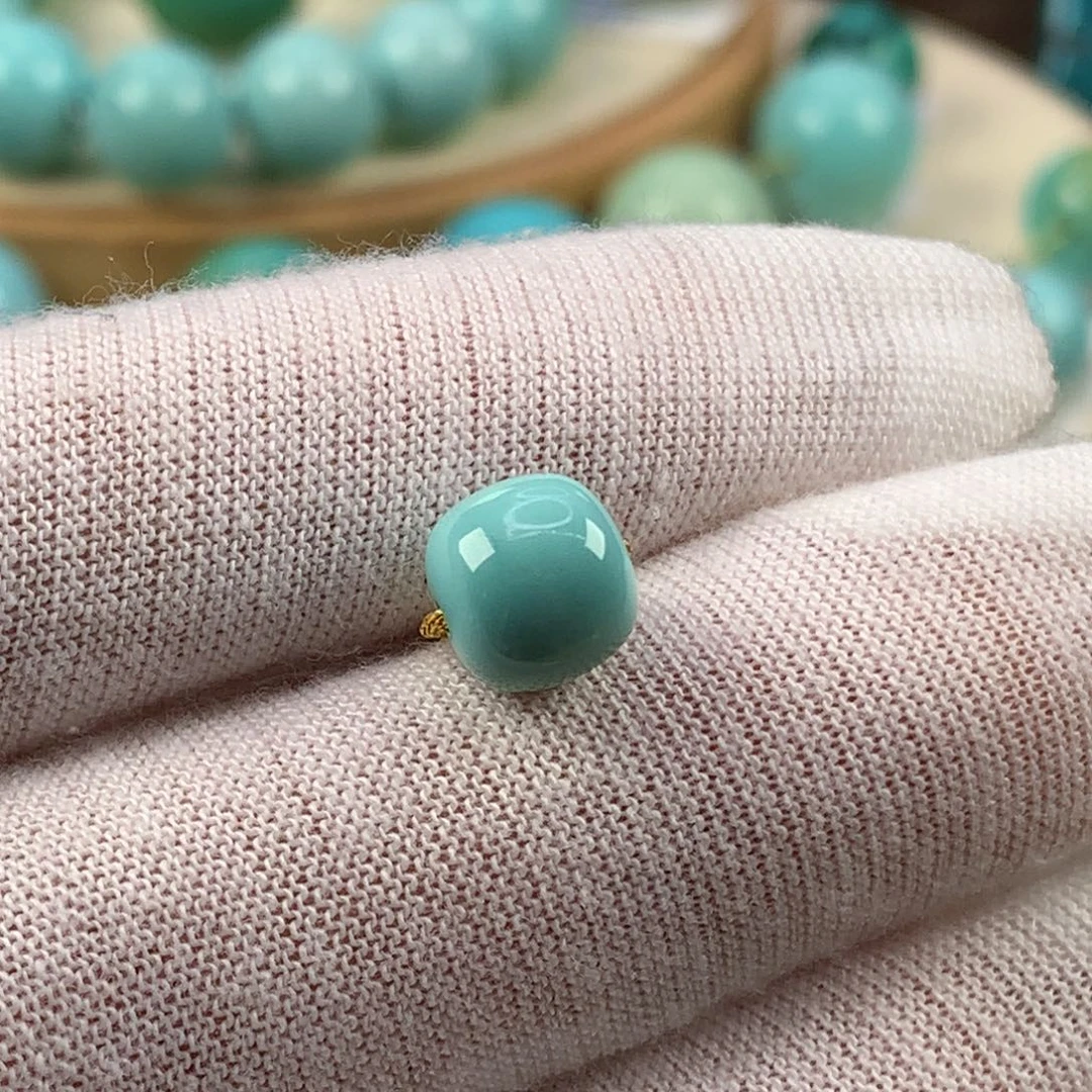 绿松石未镶嵌珠宝奇石7.6毫米