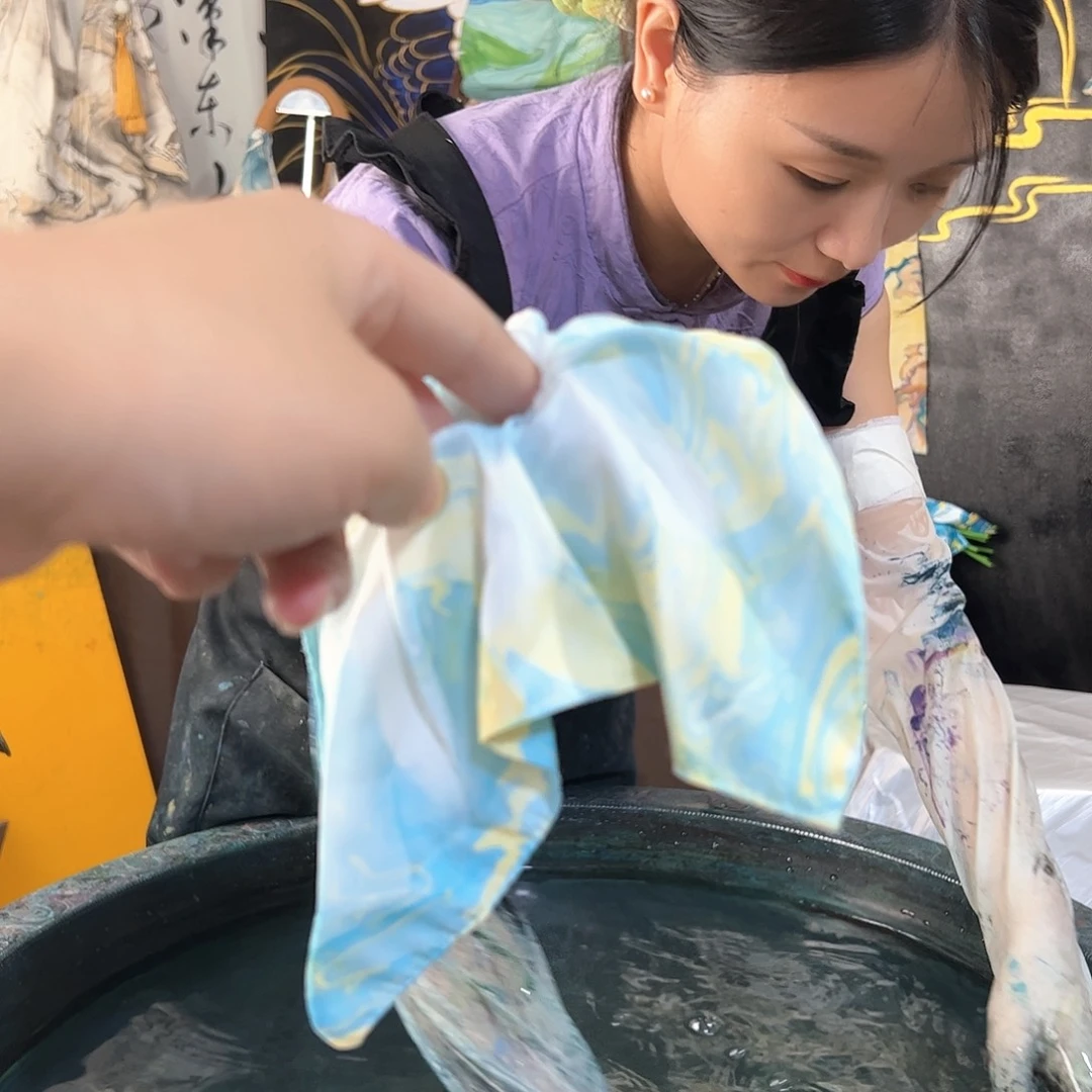 081缎面发圈手作饰品