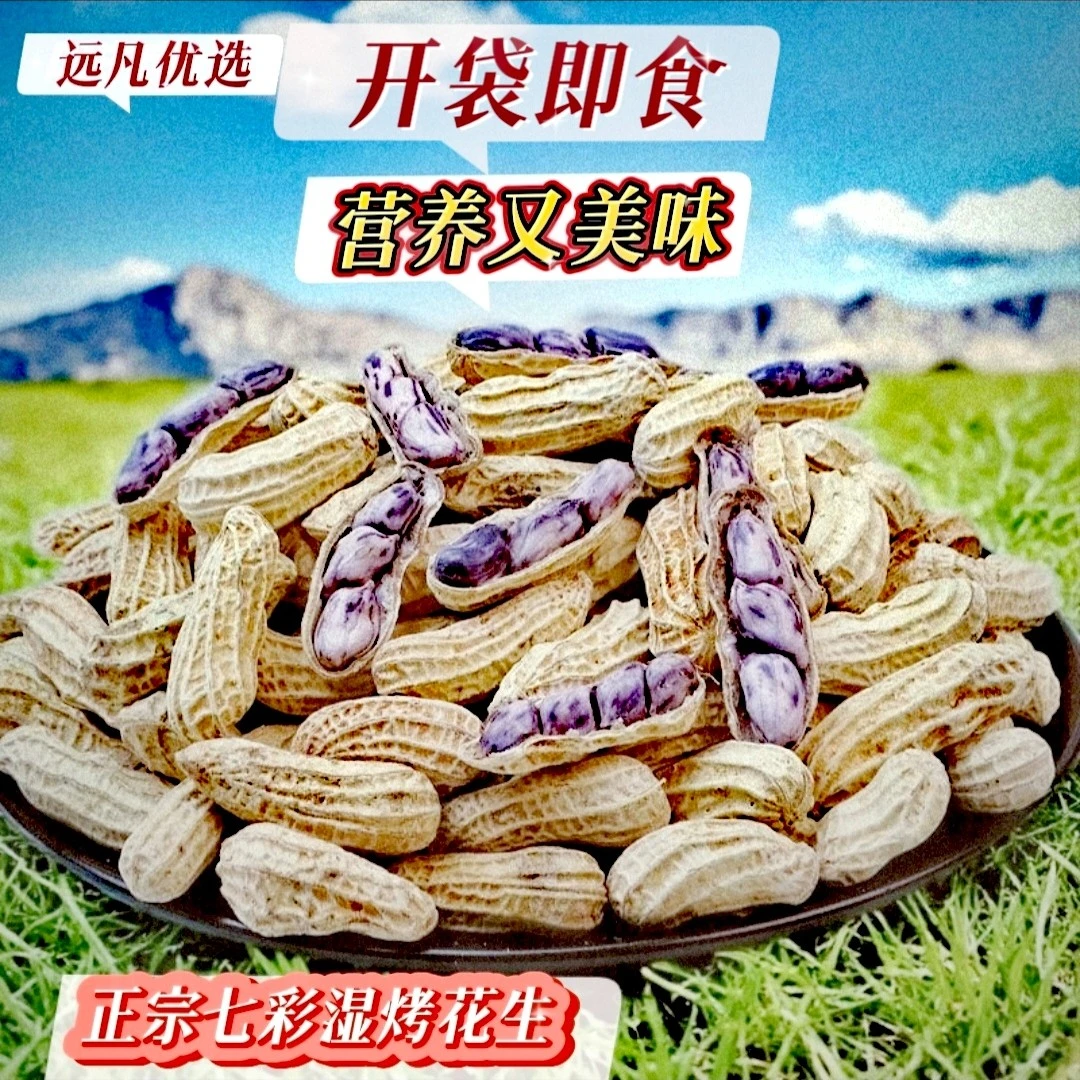 七彩花生龙岩湿烤花生休闲水煮零食优质农产品茶点礼品土特产