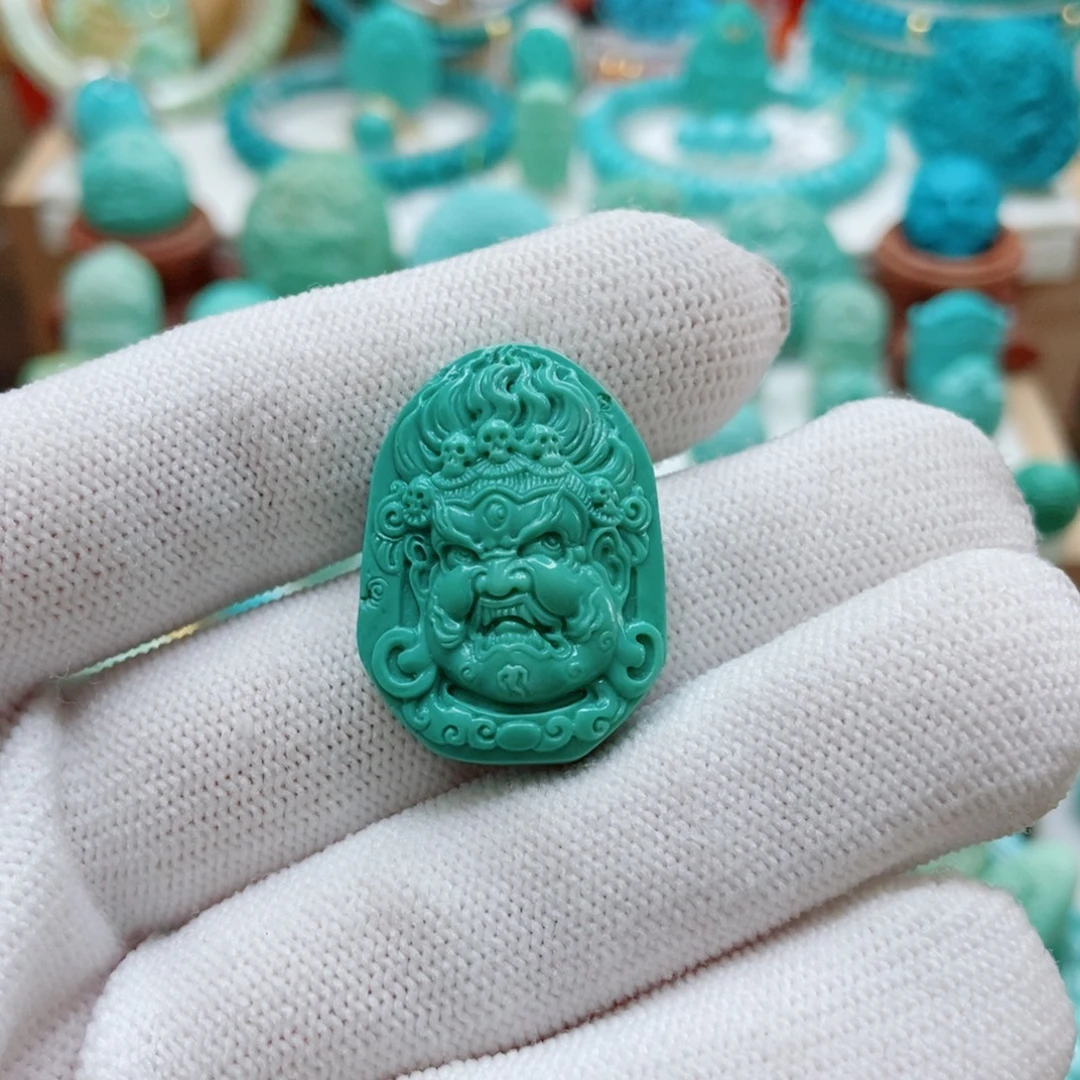 绿松石未镶嵌黑天