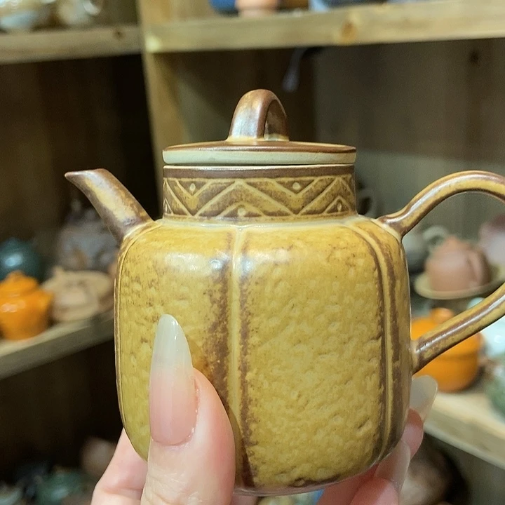 柴烧老岩泥高端茶器