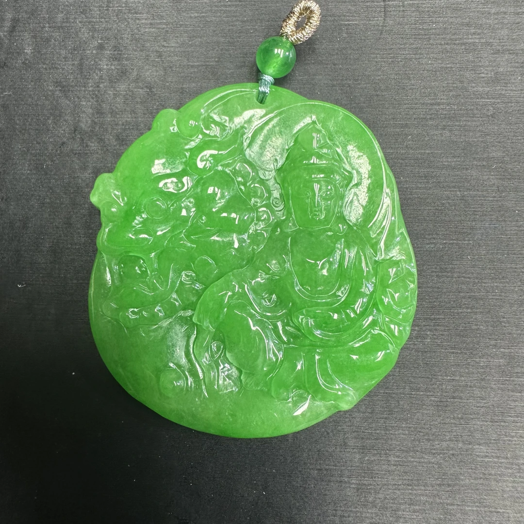 冰阳绿观音吊坠 A250