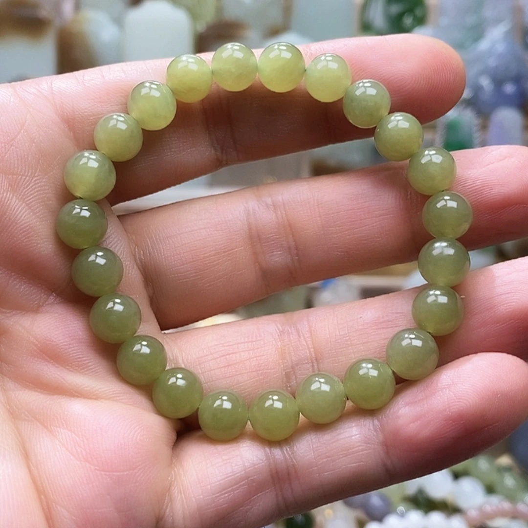 和田玉手链未镶嵌用****1