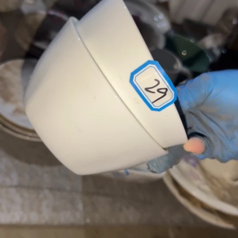 瓷片国营厂库存微瑕12厘米29