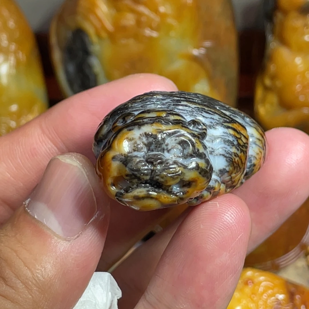 和田玉未镶嵌吊坠(不含链)