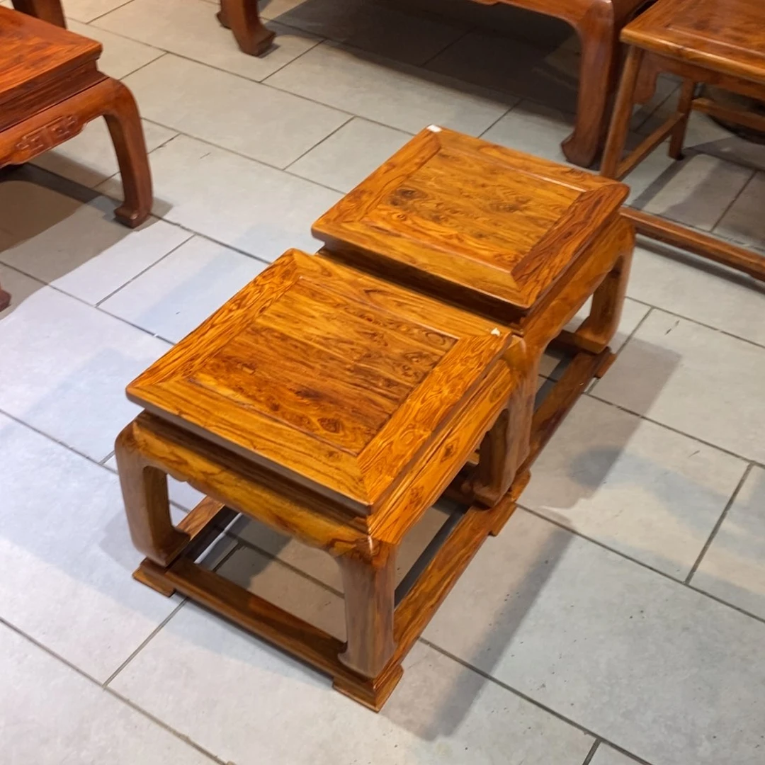 香枝木类成套家具糠*方凳