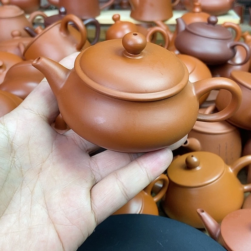 【闪购商品】茶壶朱泥125c c