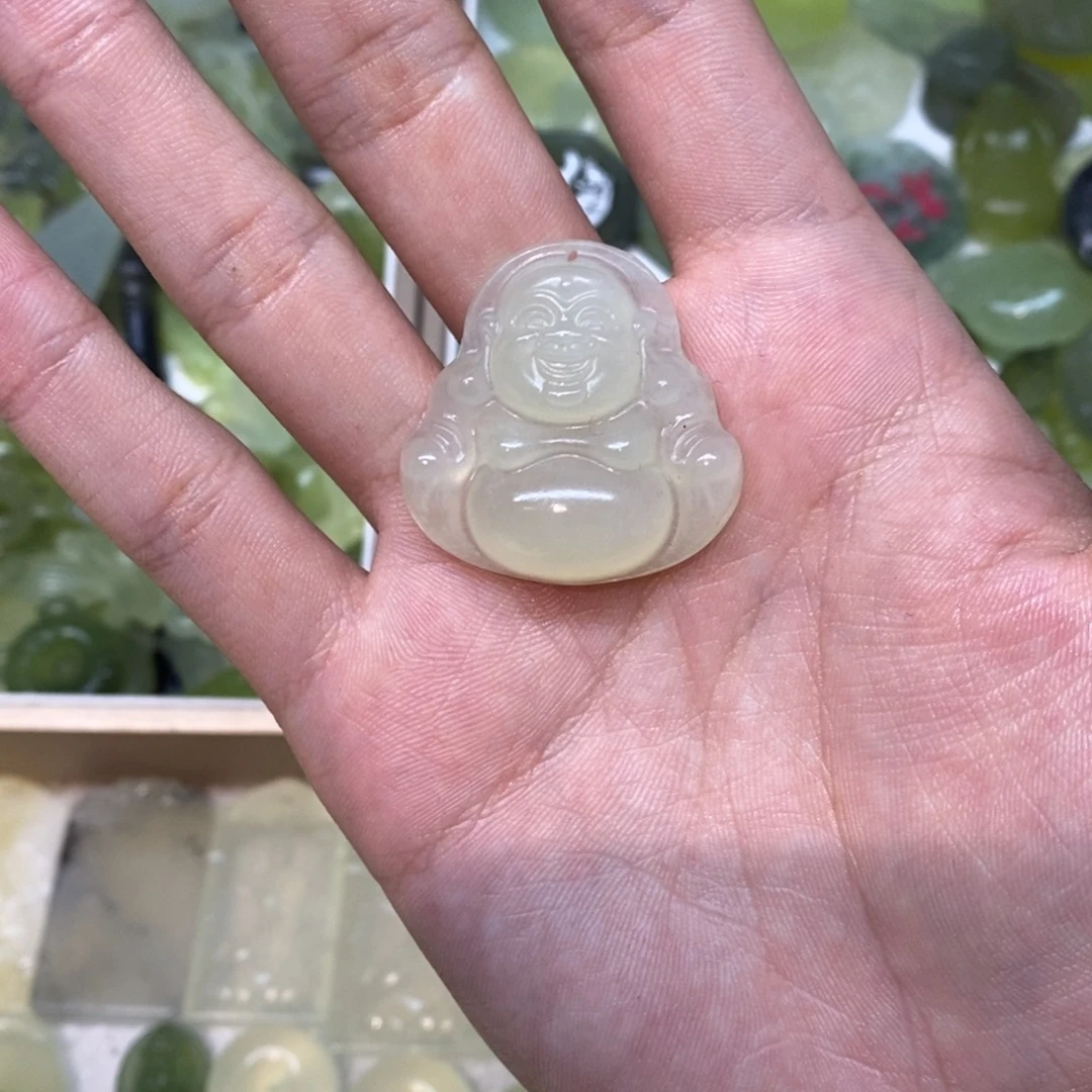 岫玉未镶嵌吊坠(不含链)两单包邮