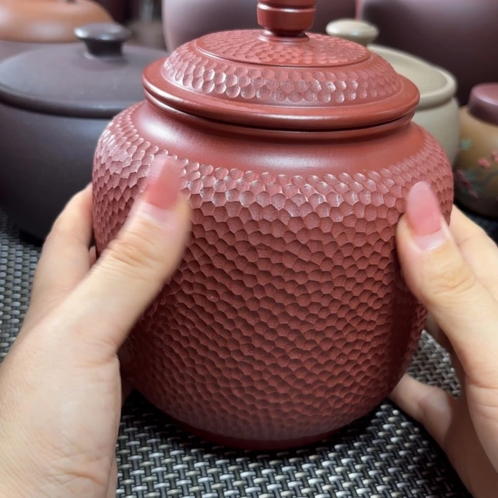 紫砂茶叶罐中高端紫砂茶叶罐