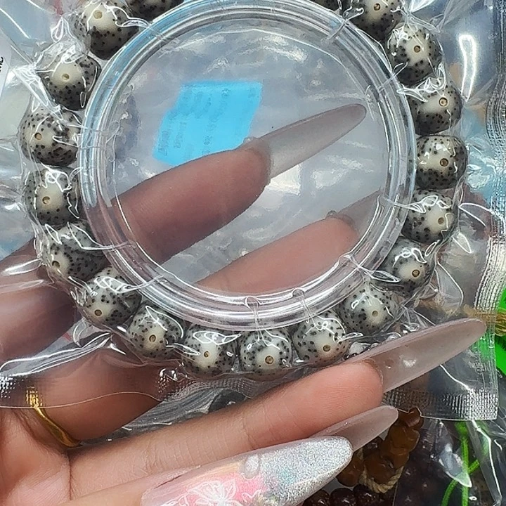 星月菩提手串502灭火绿星月菩提11桶单圈