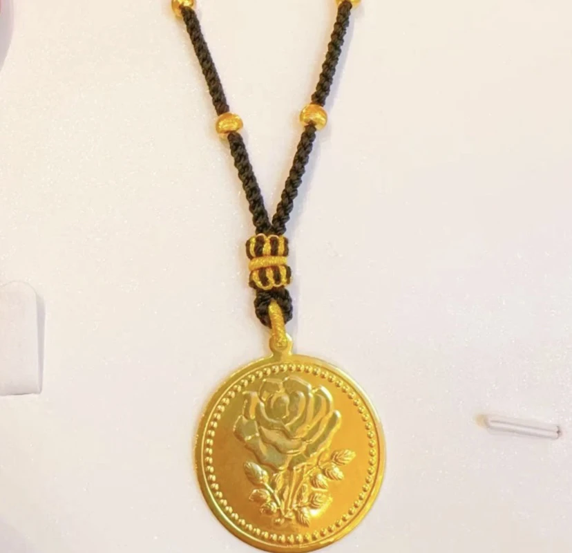 合金项链 SHR 0.3g 金币项链