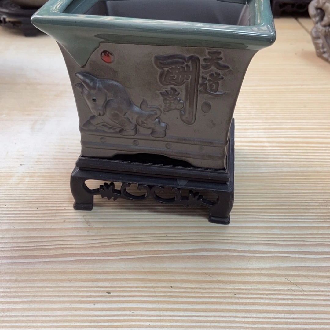 瓷片陶瓷花盆陶瓷艺术