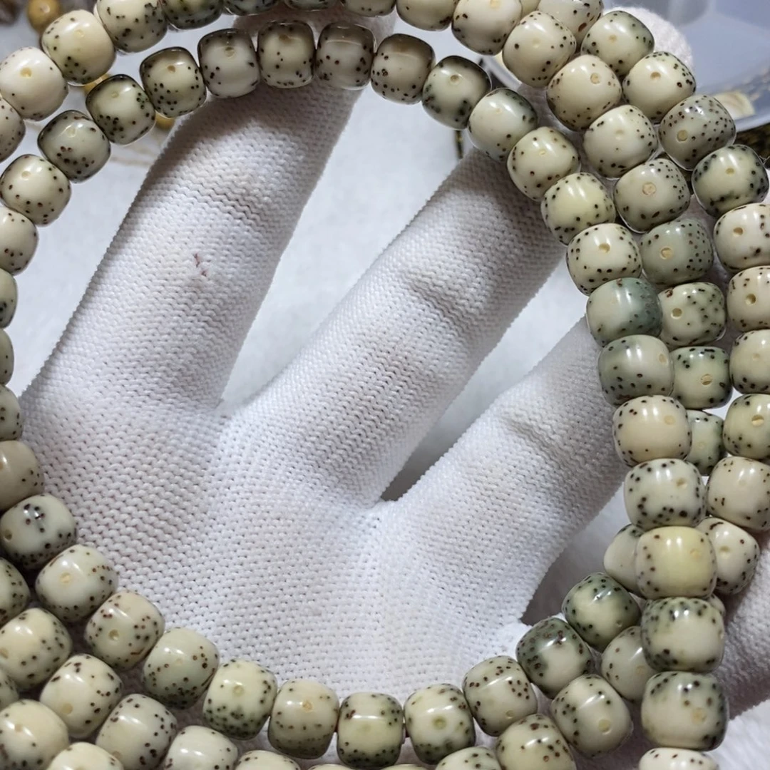 软***桃手串星月菩提石玉87