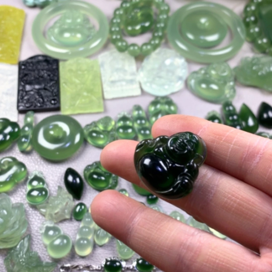 【闪购商品】蛇纹石玉岫玉未镶嵌