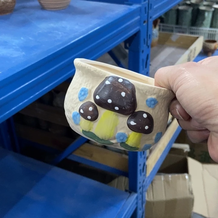 陶瓷花盆单场满9.9发10*8*6.5