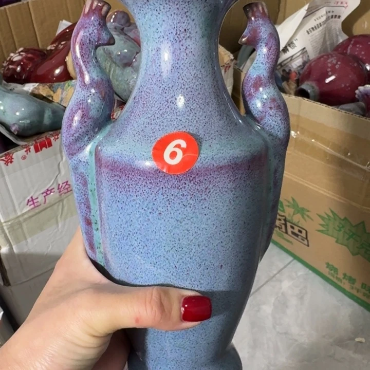 陶摆件郑家钧窑摆件