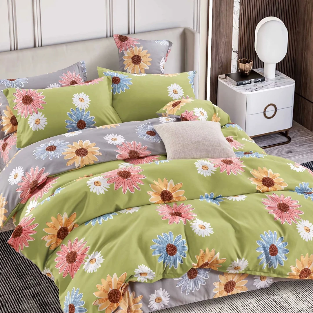 ［绿花香］被罩2米×2.3米加密云锦亲肤磨绒纱被罩