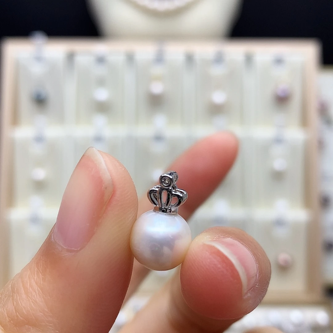 颈饰合金淡水珍珠