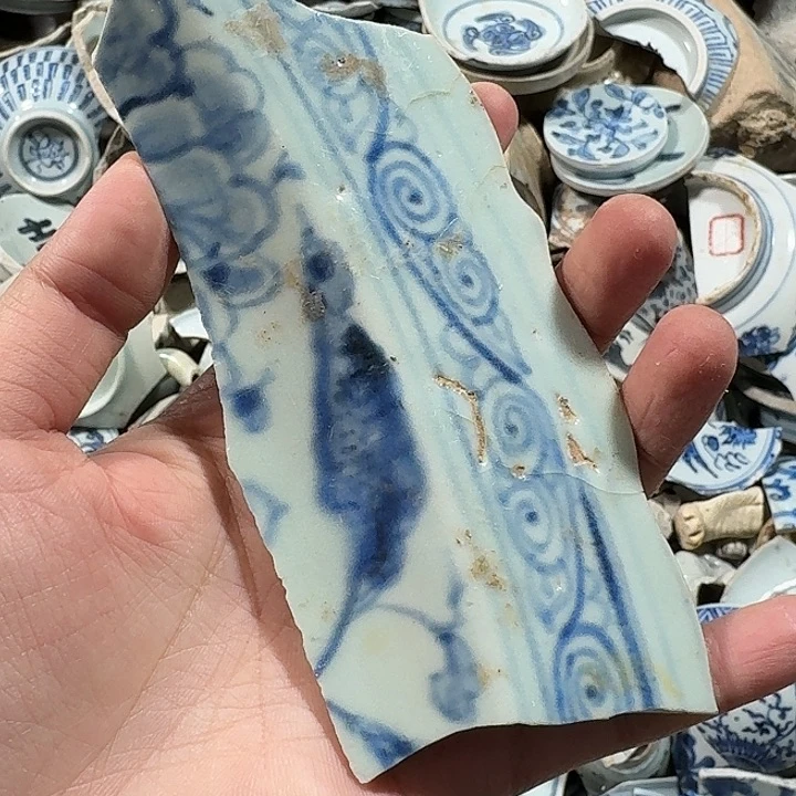 达***福瓷片瓷片标本，顺丰包邮