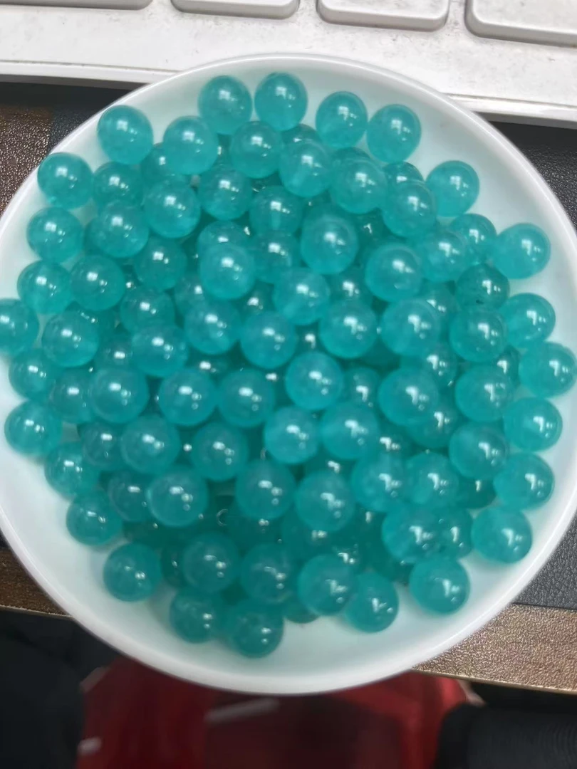 天然珠宝玉石 散珠天河石Y830 8mm  30颗（赠弹力绳）