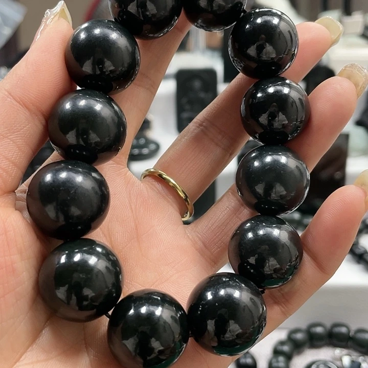 【闪购商品】和田玉（青玉）手串未镶嵌鹤*