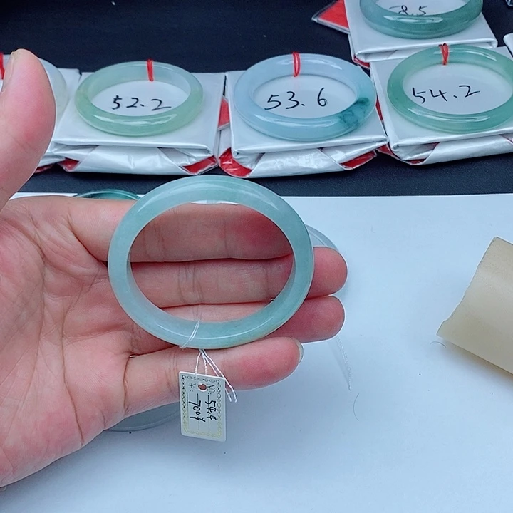 翡翠手镯未镶嵌54-55贵妃