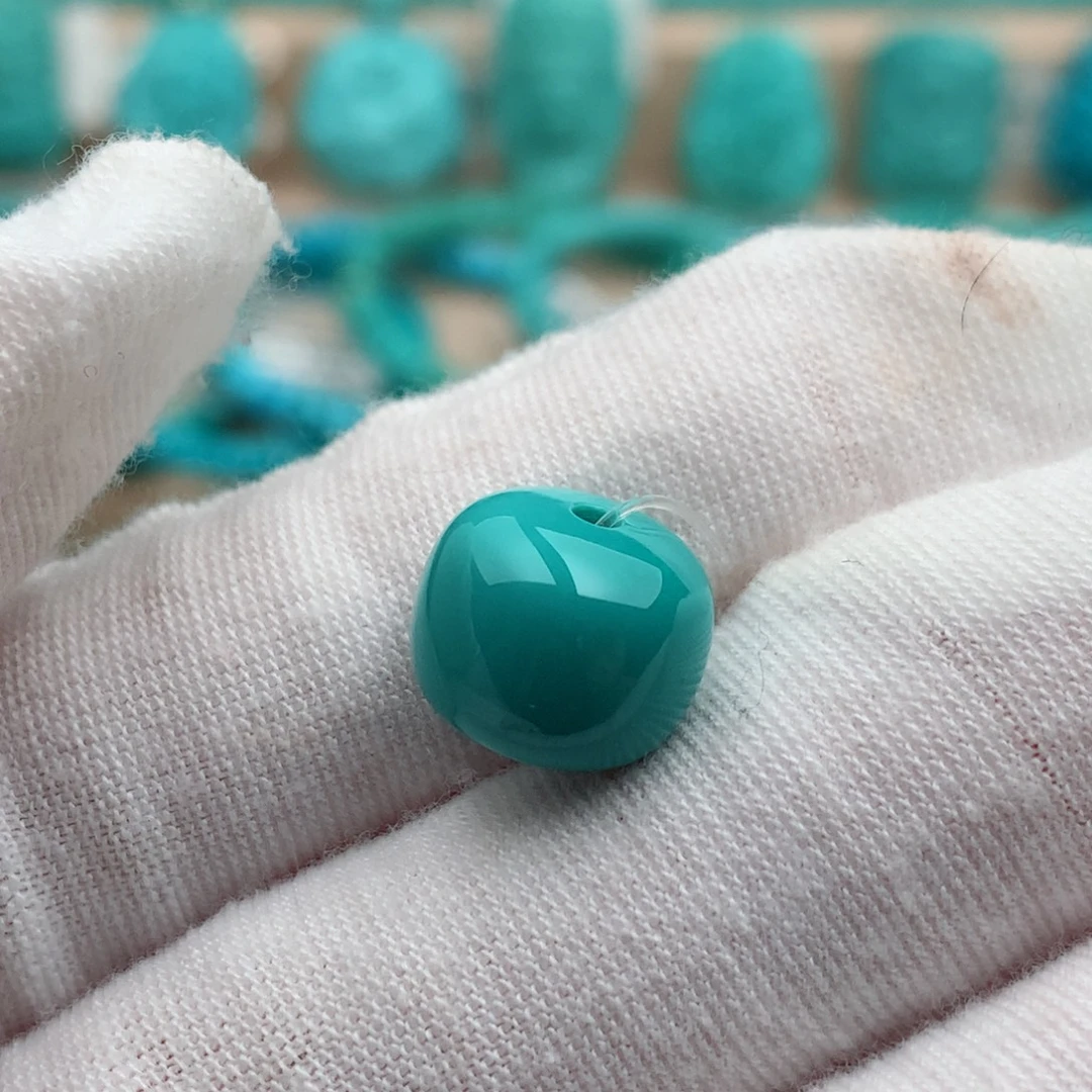 绿松石未镶嵌珠宝奇石11.6mm