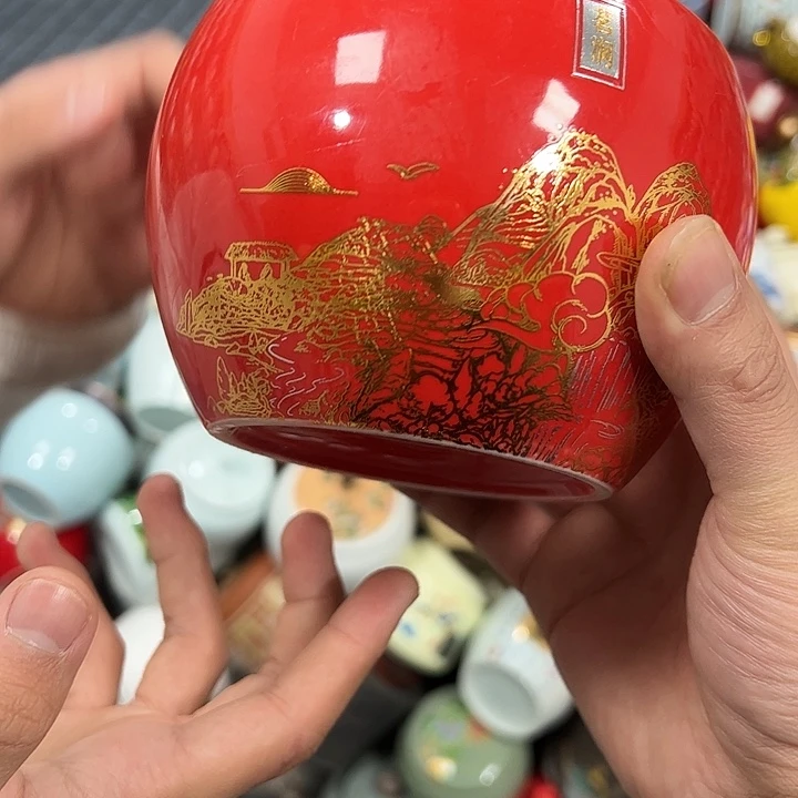 茶叶罐陶瓷家用储物罐瑕疵福利品介意勿拍