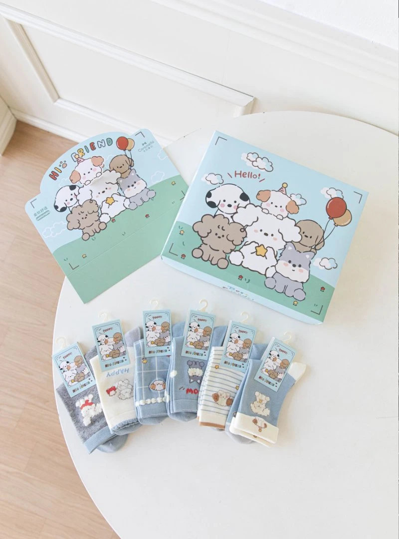 10.25  全卡拉美拉正品 2025新款秋冬女袜清新卡通可爱日常袜子