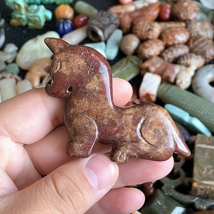 和田玉未镶嵌颈饰22