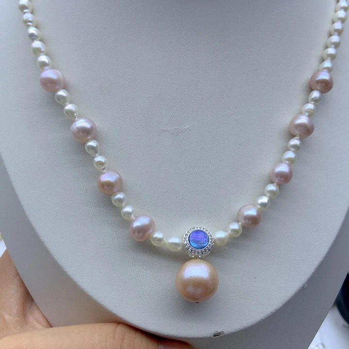 淡水珍珠未镶嵌颈饰