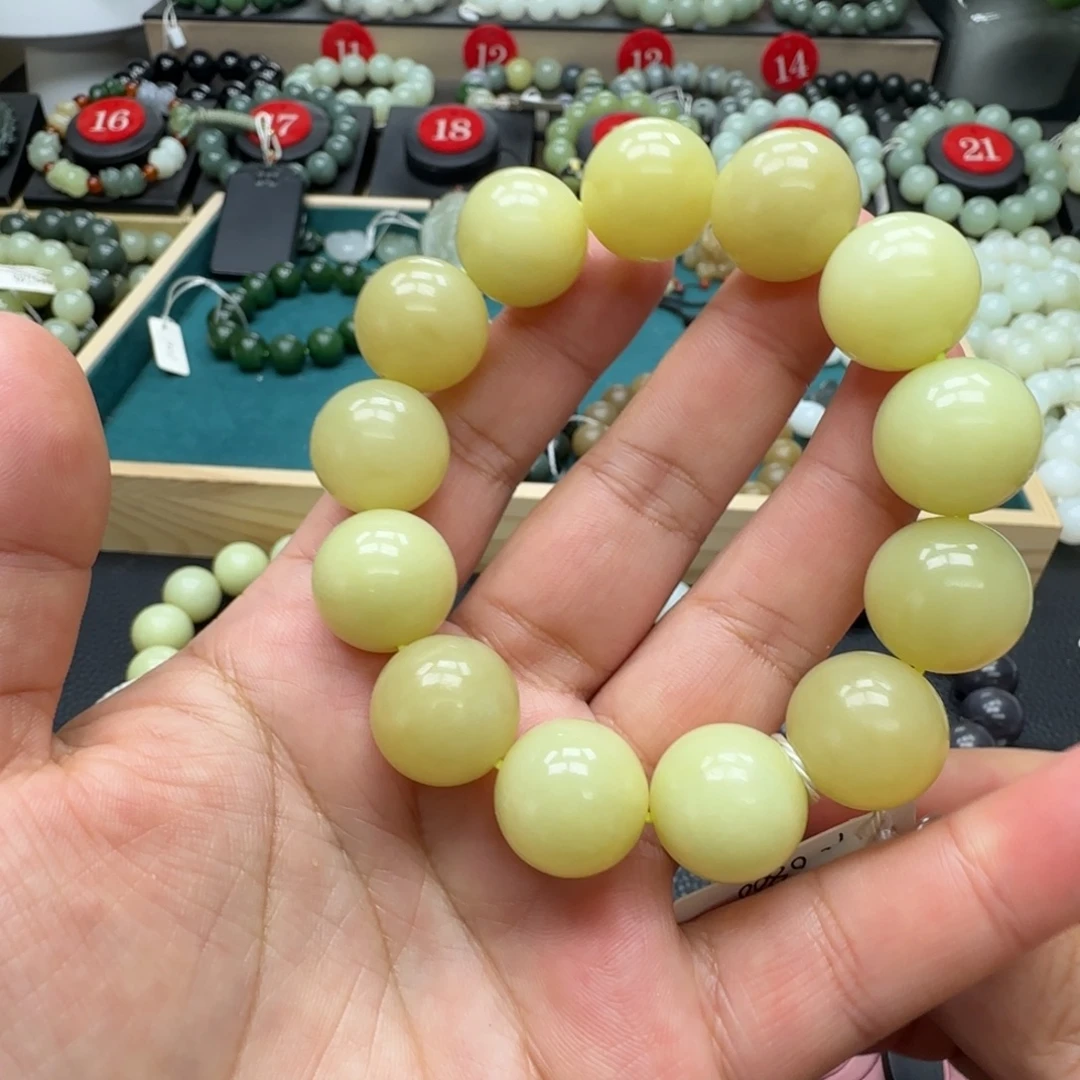 和田玉未镶嵌手链17