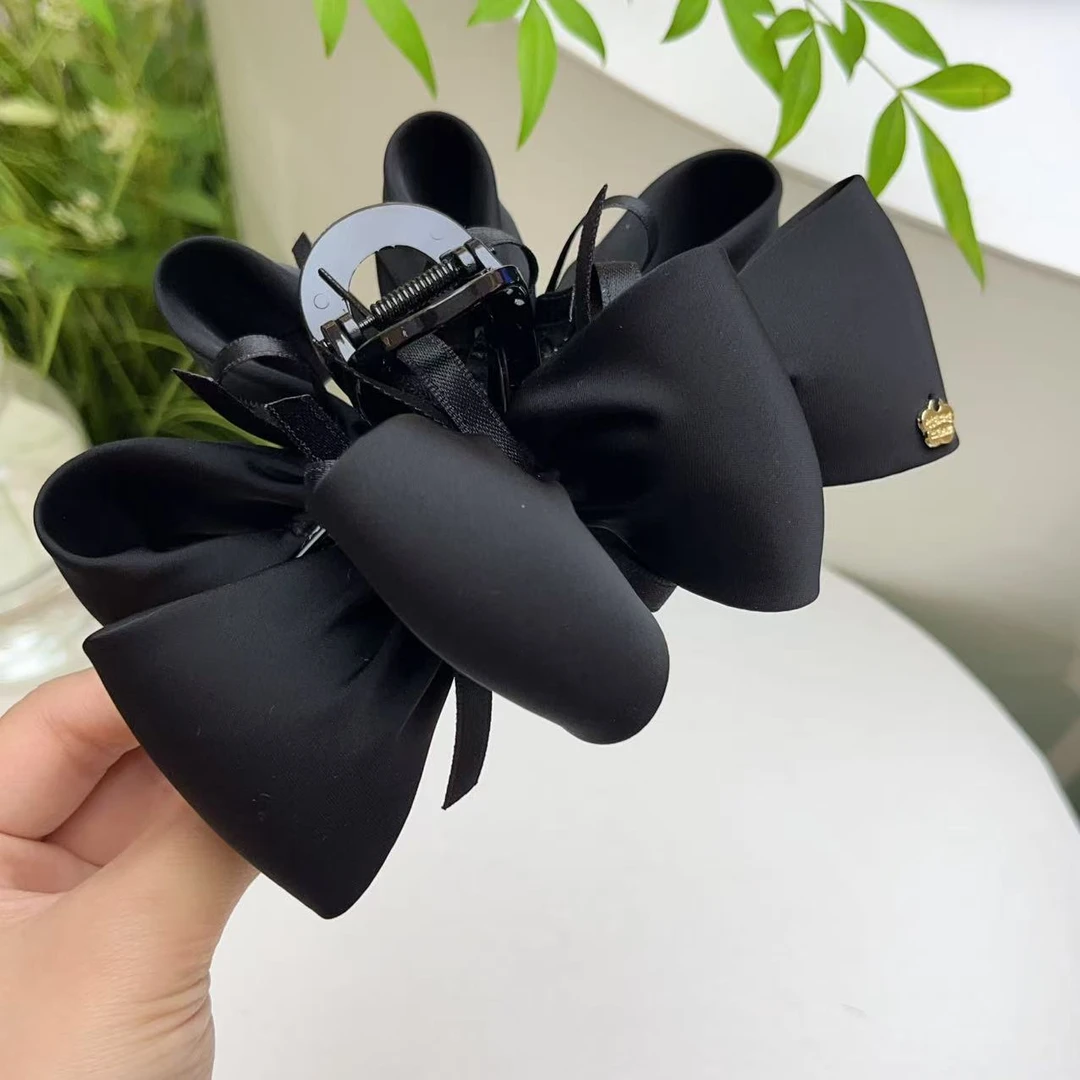 FUXI/福熙精品水晶轻奢黑色时尚十三公分抓夹928