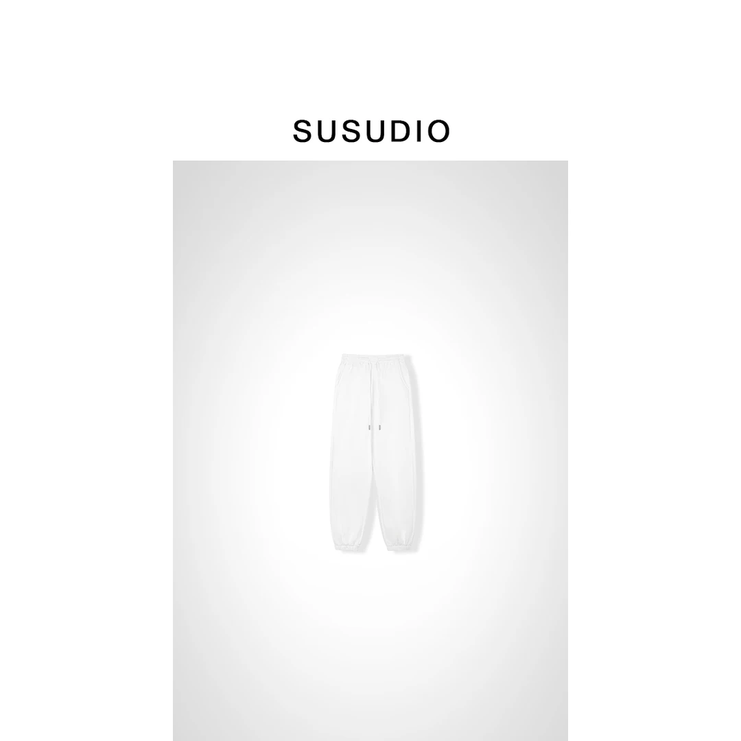 SUSUDIO 纯白挚爱 新款百搭舒适休闲裤40067