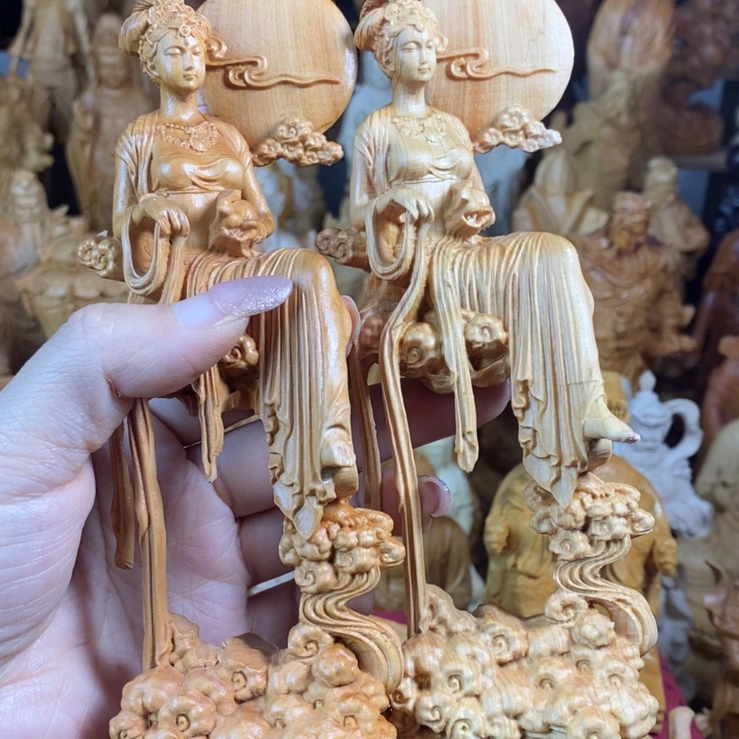 木崖柏16高嫦娥微瑕一尊