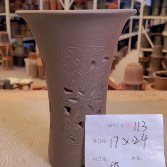 紫砂花盆紫紫砂盆