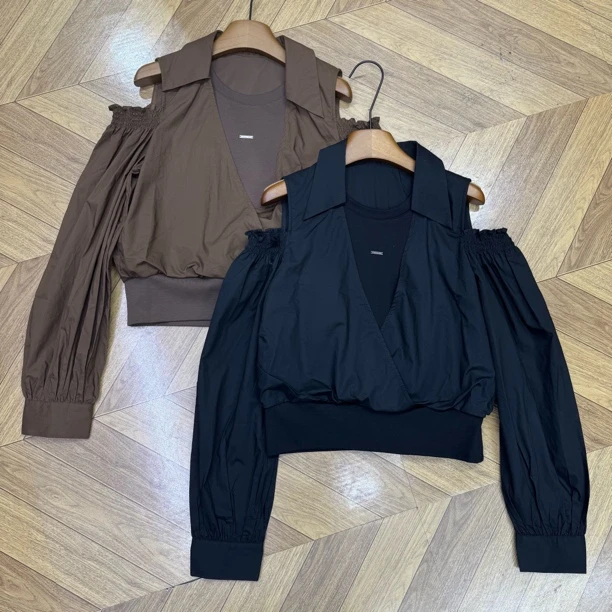 【JINJIN】2025秋冬新款小众设计款衬衫上衣（5007）NO退NO换